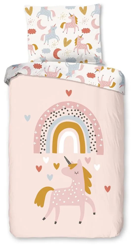 Good Morning Obliečky Good Morning 100% bavlna Unilove 140x200/70x90 cm