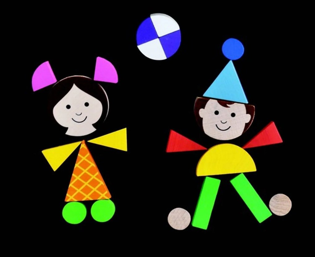 Magnetické puzzle – deti