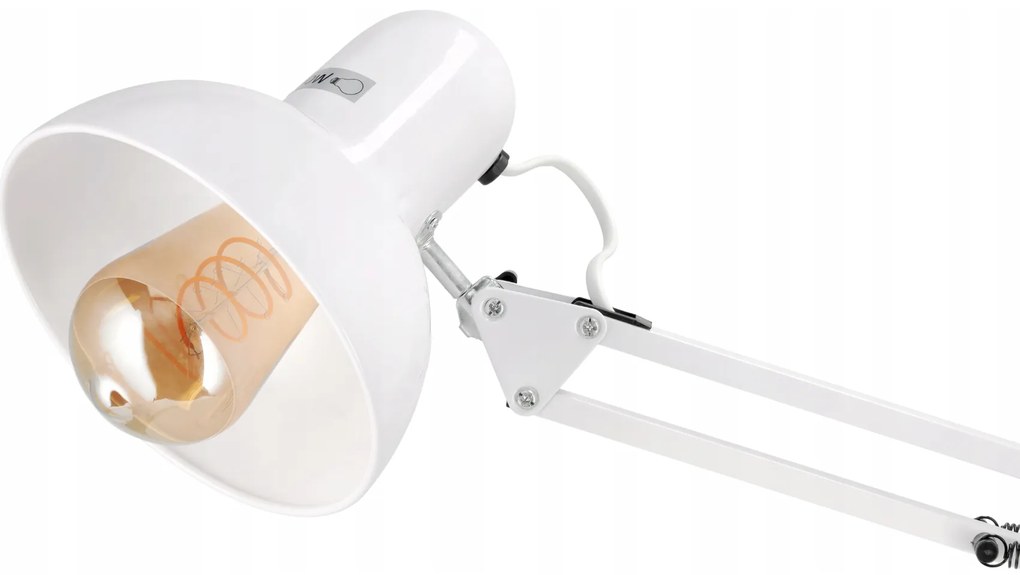 BERGE Stolová lampa XL Praga 1xE27 LED biela