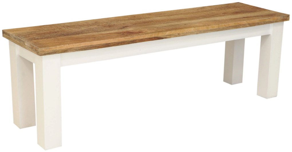 furniture-nabytek.cz - Dřevěná lavice z masivu mango 140x40
