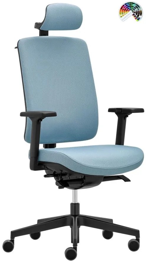 RIM Kancelárska stolička FLEXi XXL FX 1112A 1113A čalúnenie BLAZER, FLAX