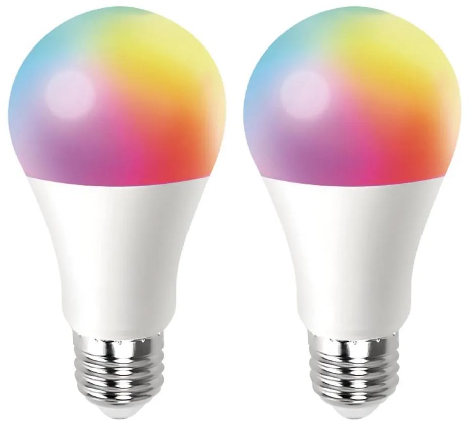 SADA 2x LED Stmievat. žiarovka MESH Smart A60 E27/12W/230V 2700-6500K - Aigostar