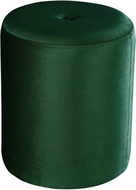 Zelený puf JohnsonStyle Ellen Magic Velvet, ⌀ 40 cm