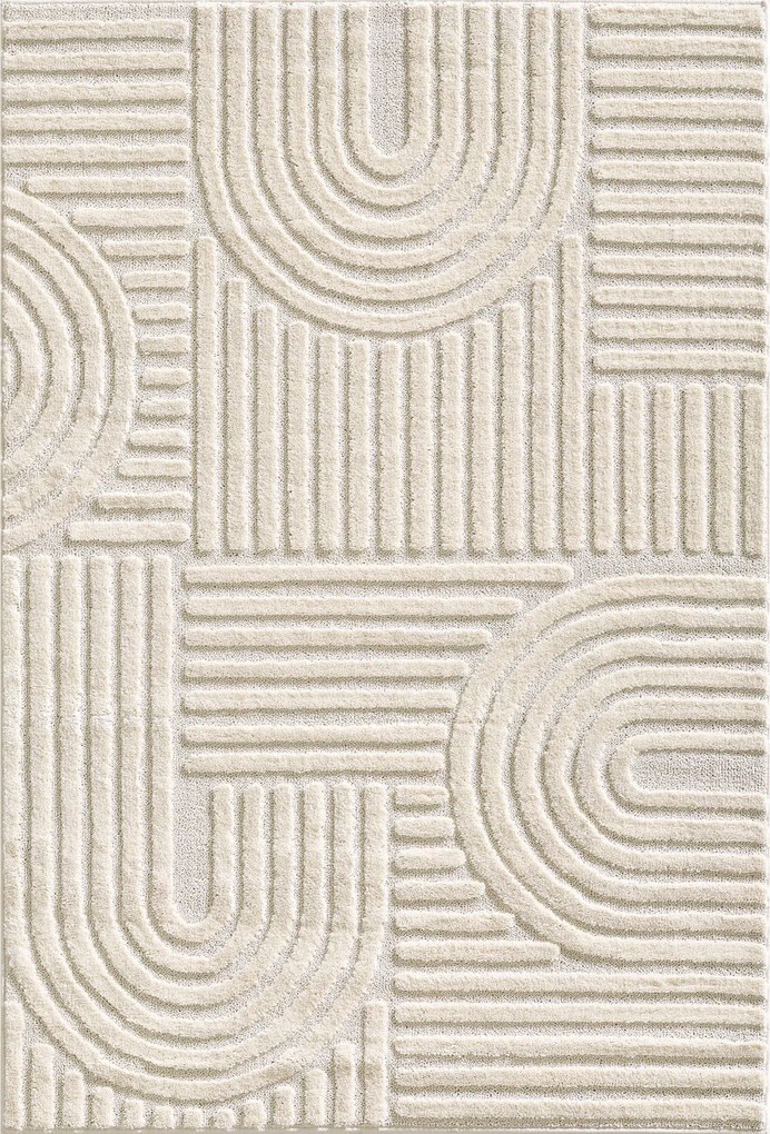 Ayyildiz, Koberec behúň Art 1121 Cream, 80x250, béžová, obývacia izba