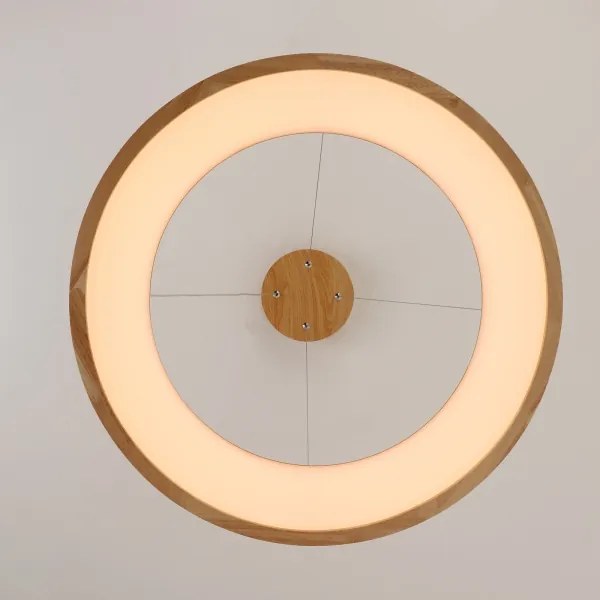 Brilagi - LED závesný luster na lankách FALCON WOOD LED/40W/230V 3000/4000/6000K 60 cm drevo