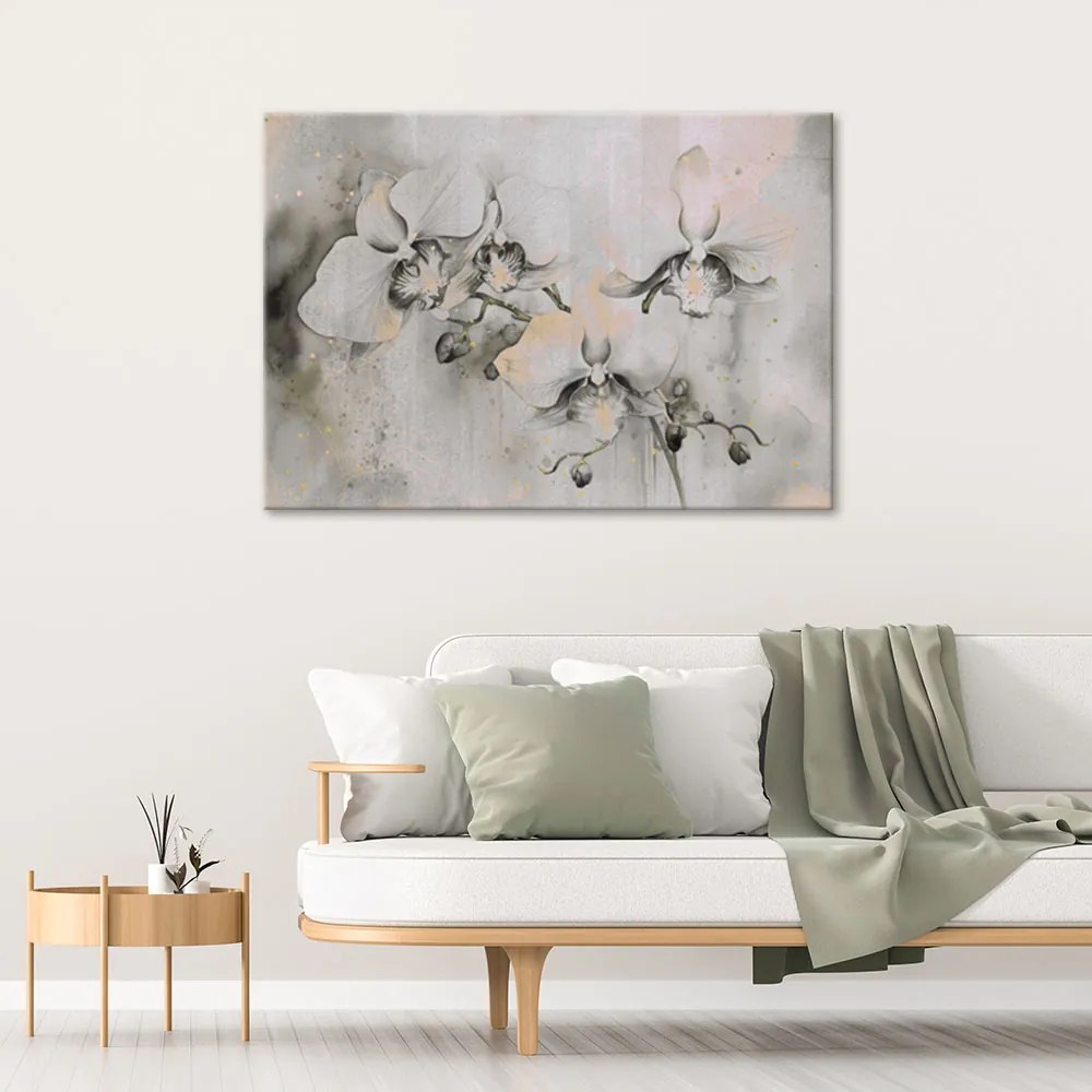 Gario Obraz na plátne Abstraktné kvitnúce orchidey Rozmery: 100 x 70 cm