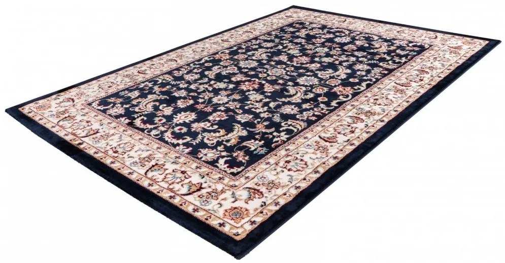 Obsession, Kusový koberec Isfahan 741 navy, 200x290, modrá, kancelária