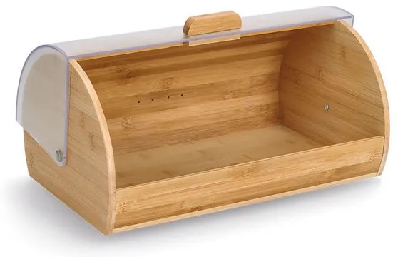 Zeller Present Chlebník veľký, bambusový s transparentným odklápacím vekom