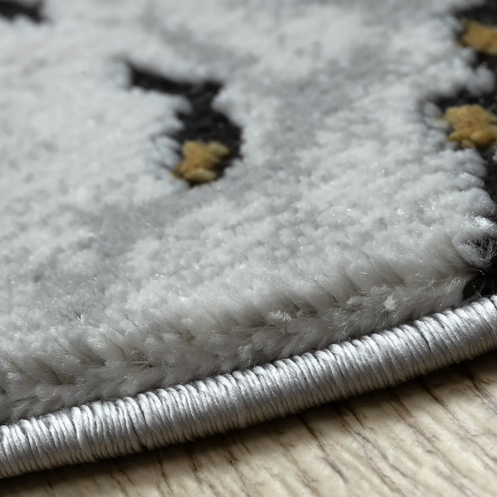 Kusový koberec Allure 1963 white/gold kruh, 150x150 (priemer) kruh, biela, kancelária, Dywany Łuszczów