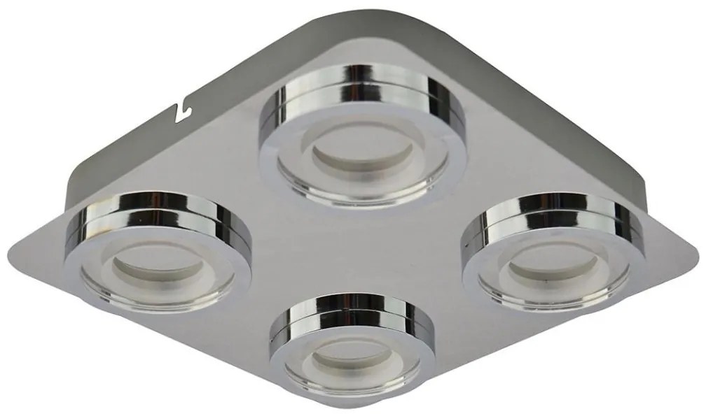 Italux MB14187-04A CH - LED Stropné svietidlo AURORE 4xLED/5W/230V IT0127