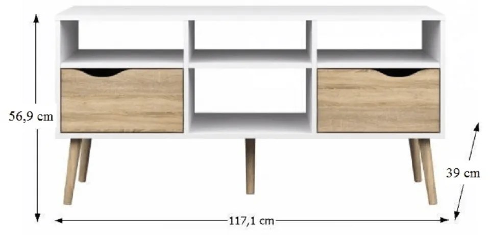 TV stolík/skrinka Oltis 75391. Vlastná spoľahlivá doprava až k Vám domov. 788174