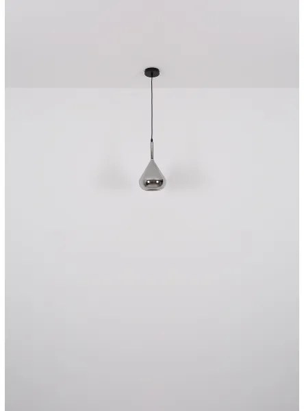Globo 15542 - Luster na lanku GEEKY 1xE27/60W/230V pr. 20 cm čierna