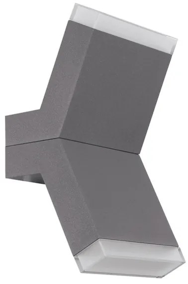 Eglo 96706 - LED Nástenné svietidlo CANTZO 2xLED/4W/230V šedá