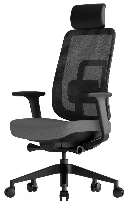 Kancelárska ergonomická stolička K42 — sieť, látka, čierna / viac farieb Zelená