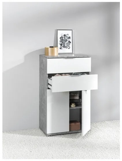 LIVARNO home Komoda s 2 dvierkami a 2 zásuvkami (100364549)