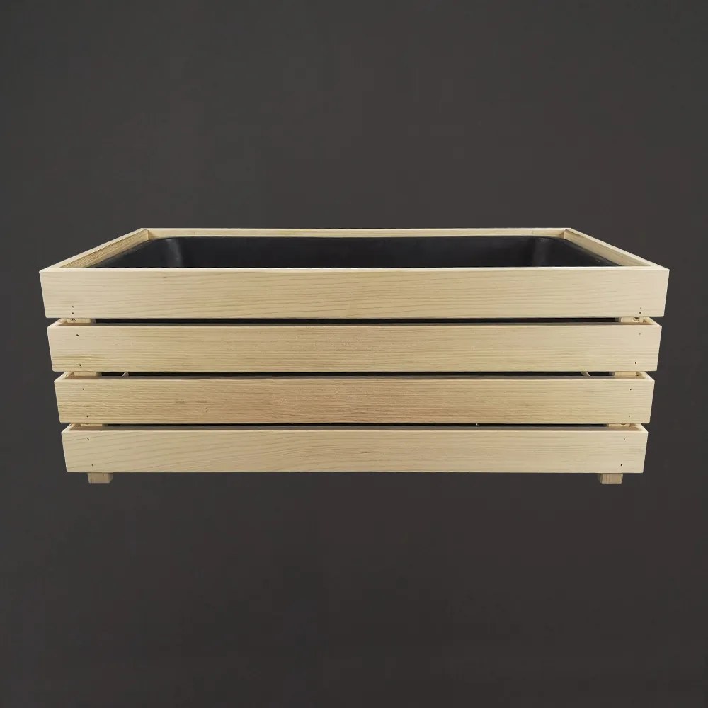 AMADEA Dřevěný designový vyvýšený záhon, 76x43,6x29,5cm
