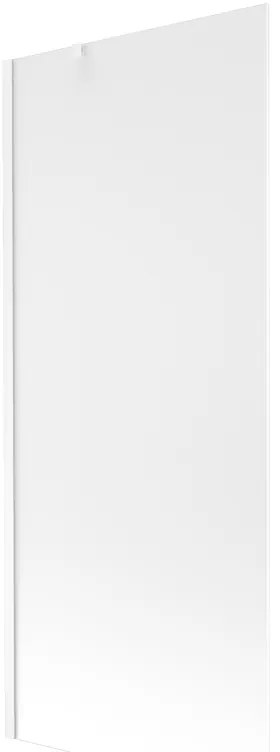 Mexen Next, vaňová zástena 1-krídlová 80 x 150 cm, fixné krídlo, 6 mm námraza sklo, biely profil, 895-080-000-00-30-20