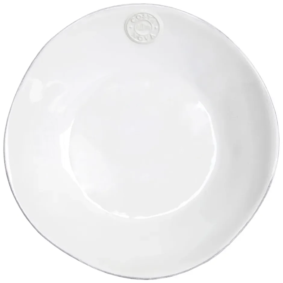 Biely kameninový polievkový tanier Costa Nova Nova, ⌀ 25 cm