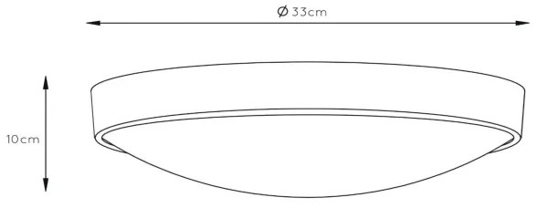 Lucide 08109/02/31 - Stropné svietidlo LEX 2xE27/9W/230V biela
