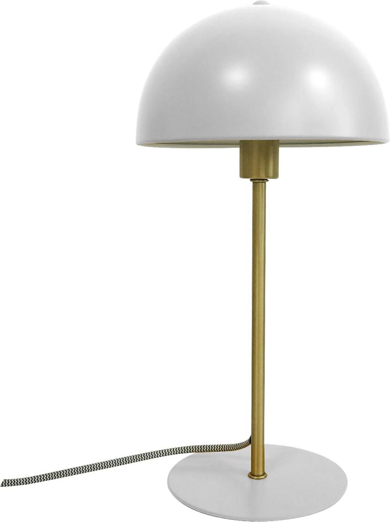 LEITMOTIV Stolná biela lampa Bonnet 20 × 20 × 39 cm
