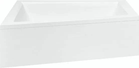 Besco Akrylátová asymetrická vaňa Intima 150x85 (160x90) BESCO-Rozmery: 150x85, BESCO-Farba: Biela, BESCO-Orientácia: Pravá