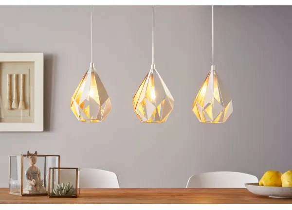 Eglo 43002 - Luster na lanku CARLTON 3xE27/60W/230V