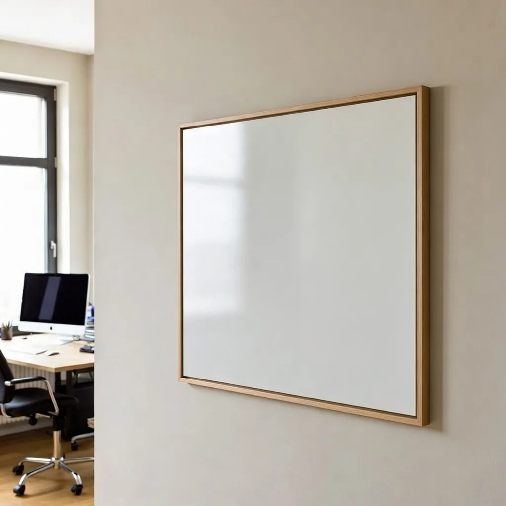 Toptabule.sk  Magnetická tabuľa AirBoard Premium Svetlosivá 70x70 cm