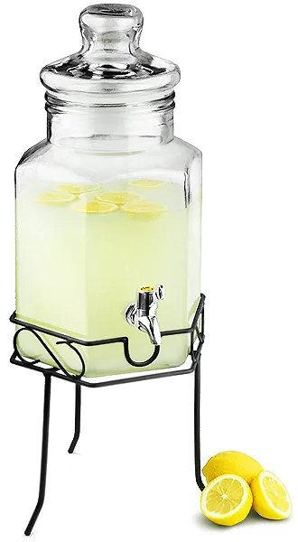 Bar@drinkstuff Hexagonálny sklenený výčap 5.6 L