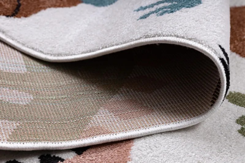 Detský kusový koberec Fun Dino cream, 80x150, viacfarebná, detská izba, Dywany Łuszczów