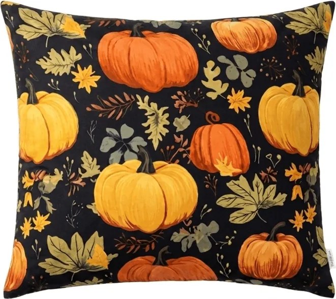 Obliečka na vankúš z mikrovlákna ORANGE PUMPKINS 45x45 cm, farebný