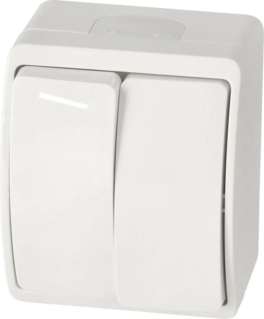 Dvojitý vypínač svetiel 230V