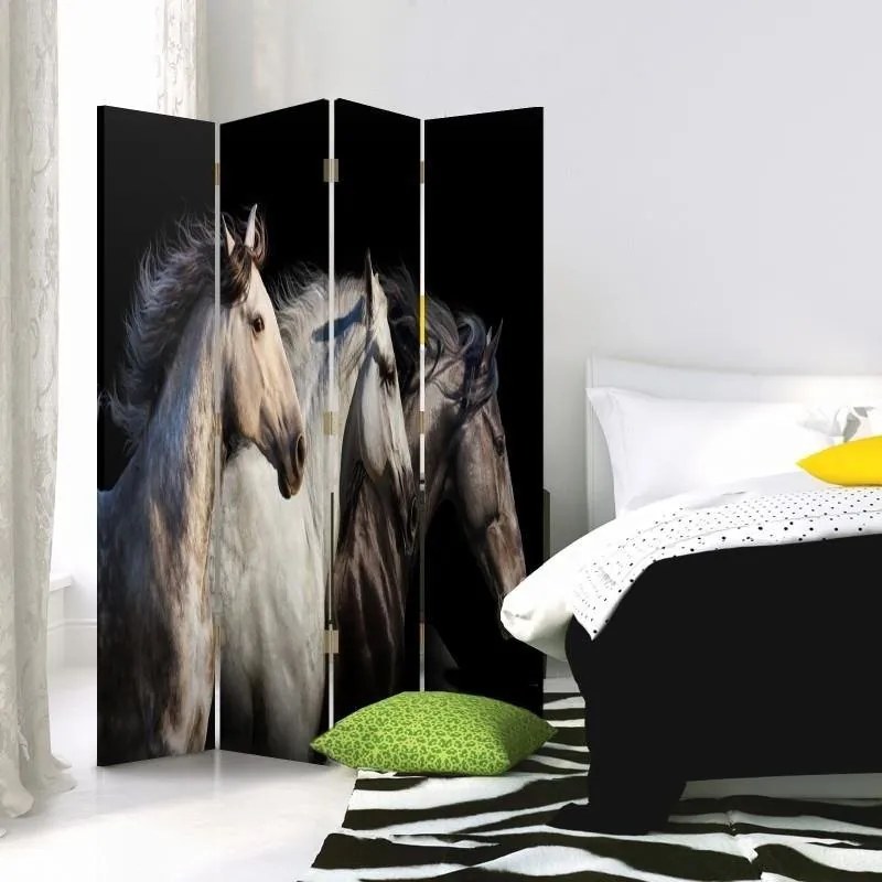Gario Paraván Tri kone Rozmery: 110 x 170 cm, Prevedenie: Otočný paraván 360°