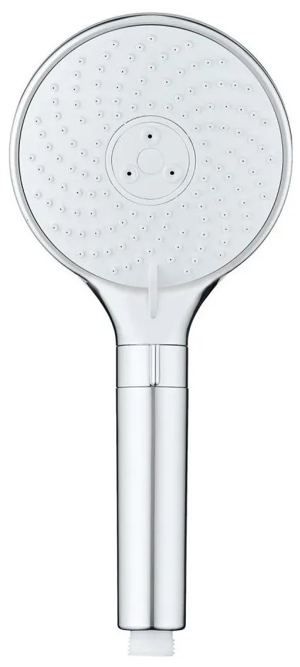 WENKO 26362100 - Sprchová hlavica WATERSAVING SYSTEM 12x12 cm lesk. chróm/biela