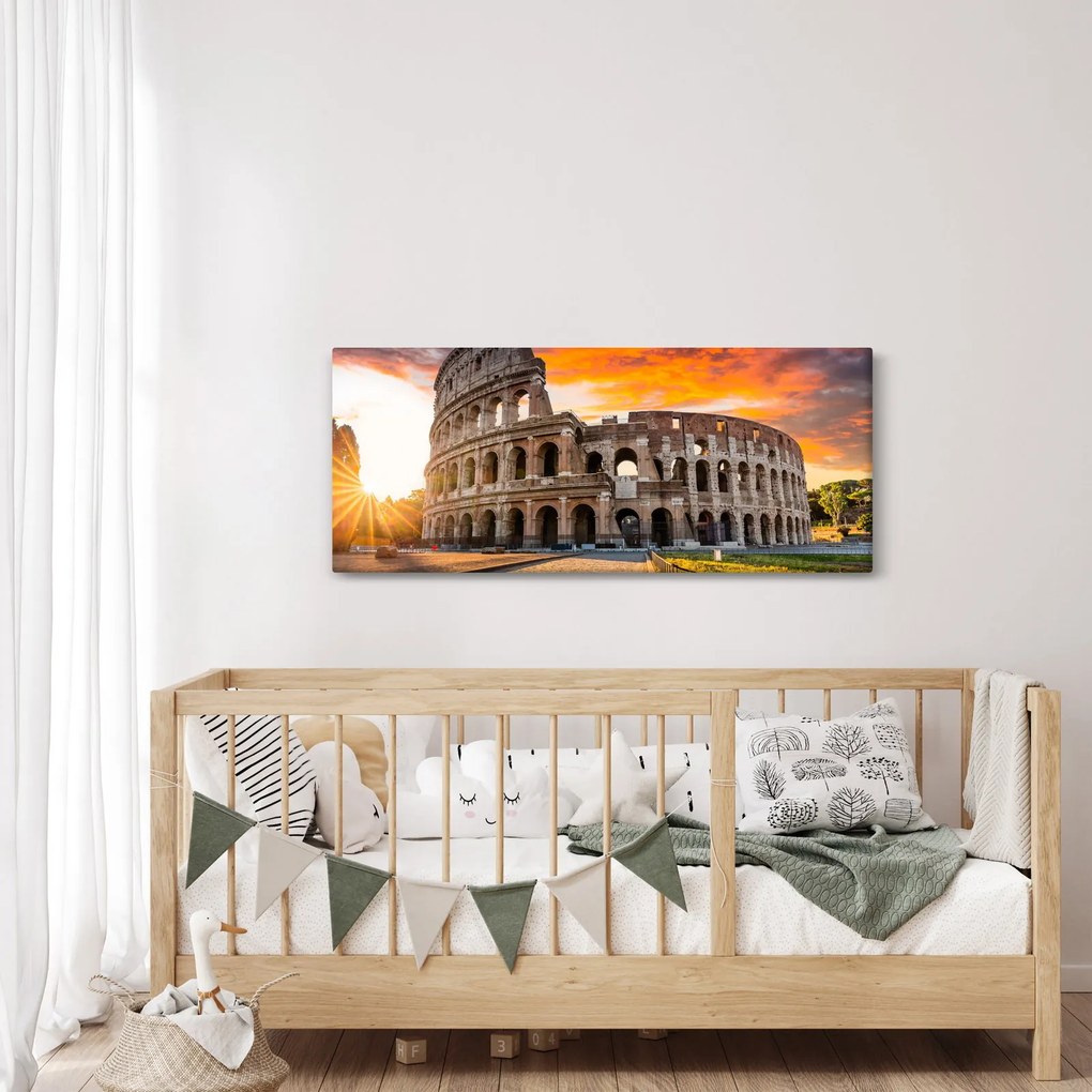 Obraz - Koloseum v Ríme (120x50 cm)