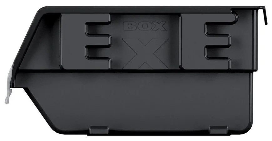 Úložný box uzatvárateľný 39,3 × 28,3 × 19,2 cm, čierna