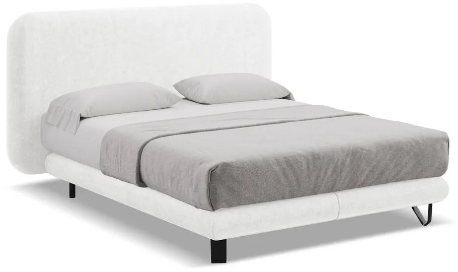 Biela boxspring posteľ 140x200 cm Ilima – Makamii