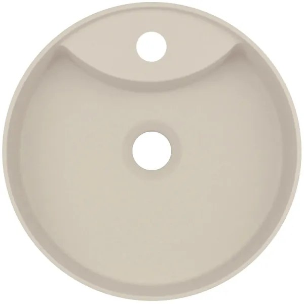 Deante CQS_5U4B - Umyvadlo SILIA pr. 36 cm granit/béžová na desku