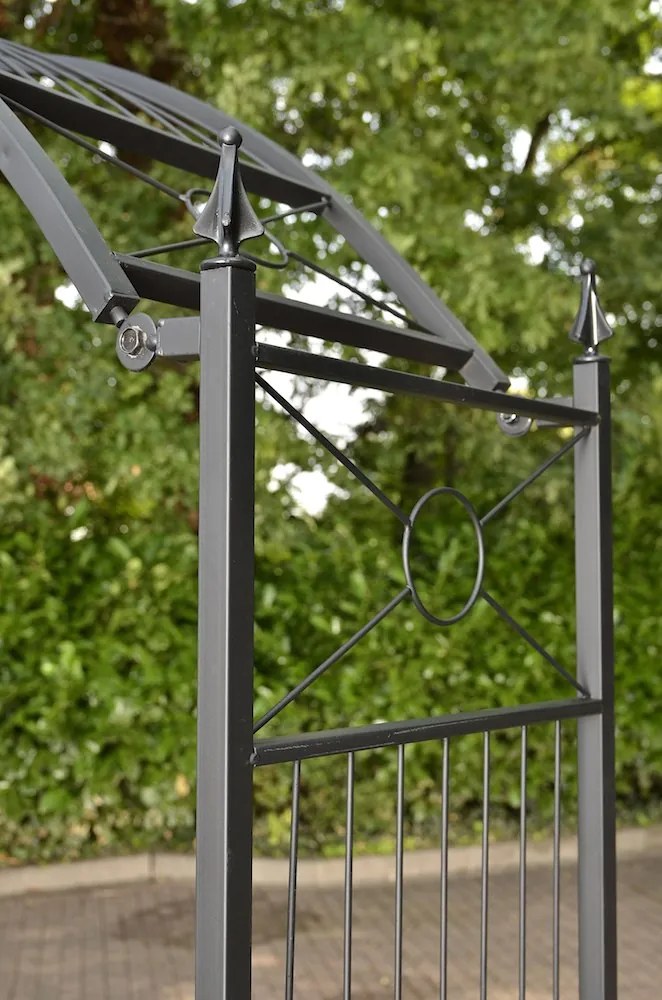 Oblúk na ruže Flexi s nastaviteľnou šírkou - Čierna