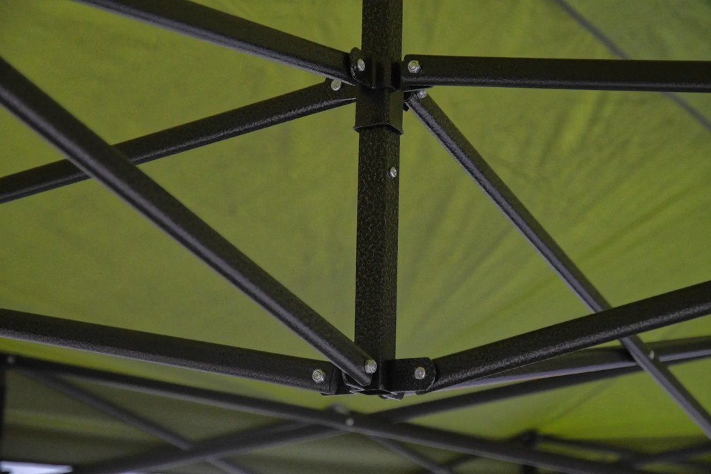 CATTARA Párty stan s nožnicovou konštrukciou 3x6 m, zelený, WATERPROOF