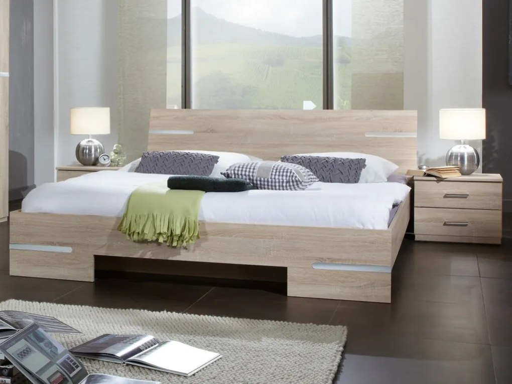 Zostava spálne Anna 180x200 cm, dub sonoma