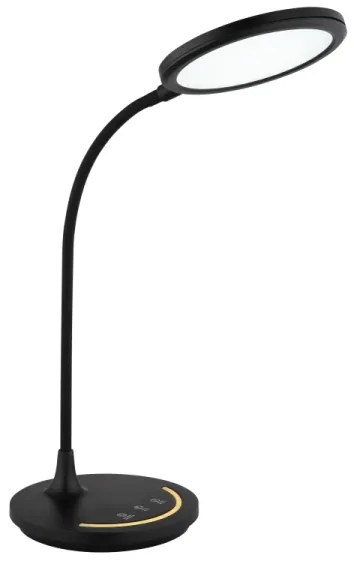 Globo 58483 - LED stmievateľná dotyková stolná lampa KENNY LED/12W/230V čierna