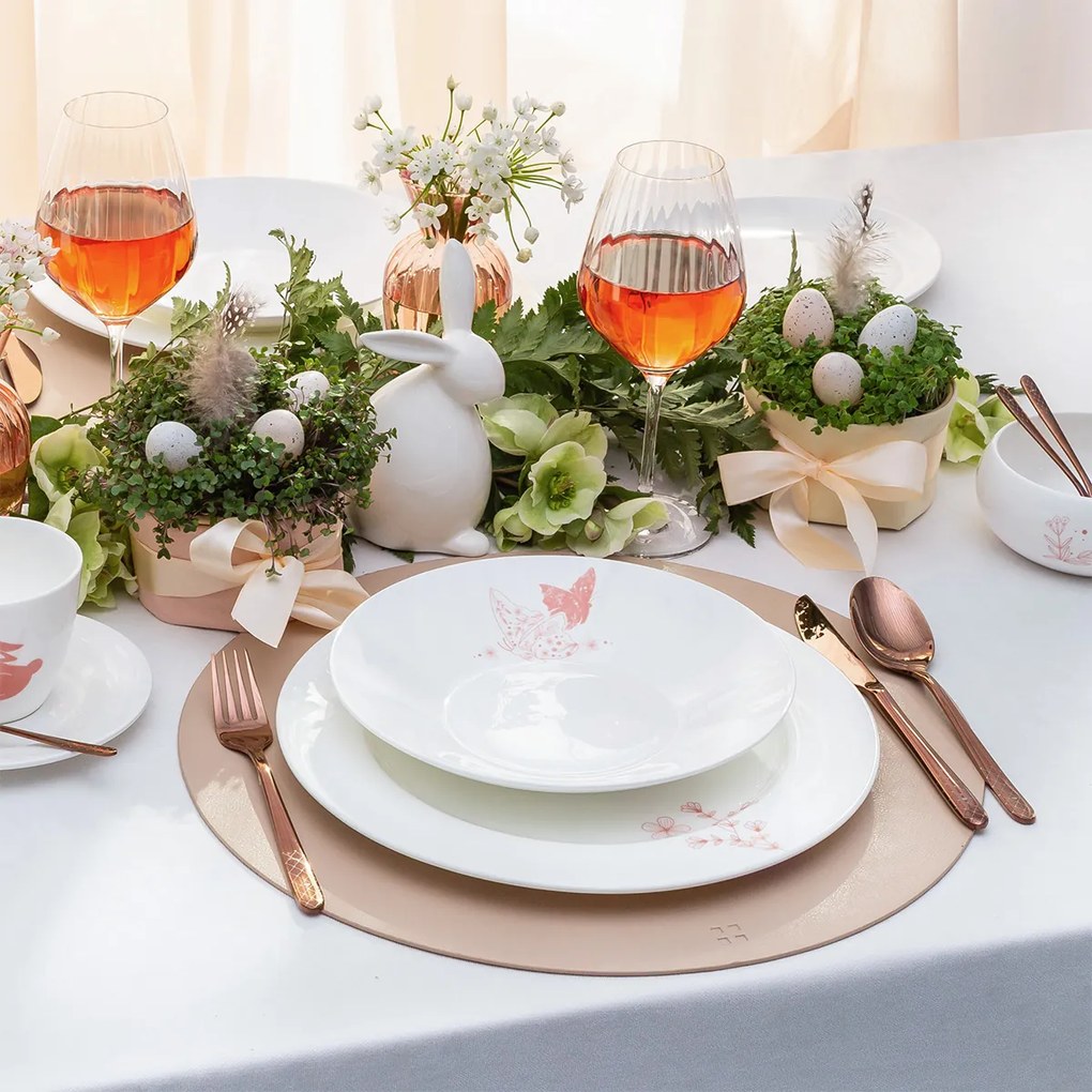 Tanier hlboký Butterfly 22 cm - Premium Platinum Line Easter - 490030