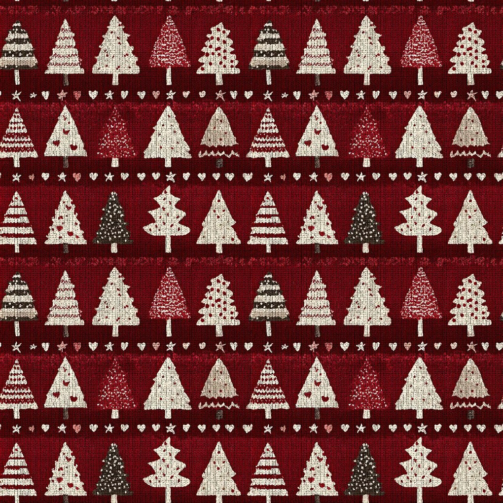 Krepové obliečky BURGUNDY TREES vínové Rozmer obliečky: 70 x 90 cm | 140 x 200 cm