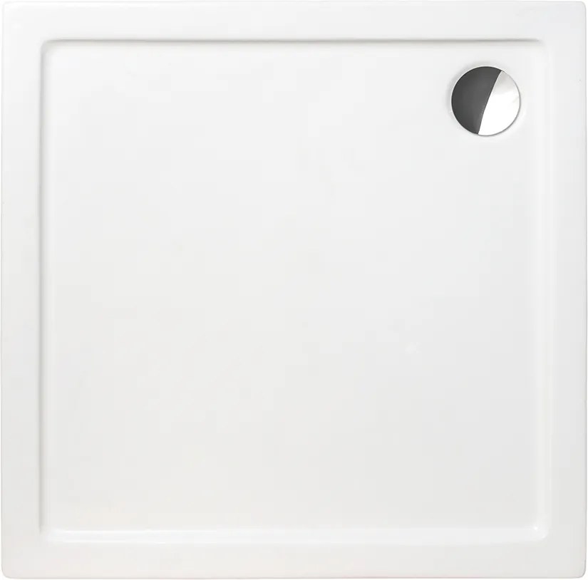 Roth Štvorcová akrylátová sprchová vanička FLAT KVADRO ROTH-Variant: rozmery: 80x80 cm - (FLAT KVADRO 800x800 - 8000118)