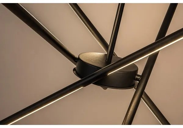 Rabalux 72338 - LED Luster na lanku HENLI2 LED/40W/230V 3000K čierna