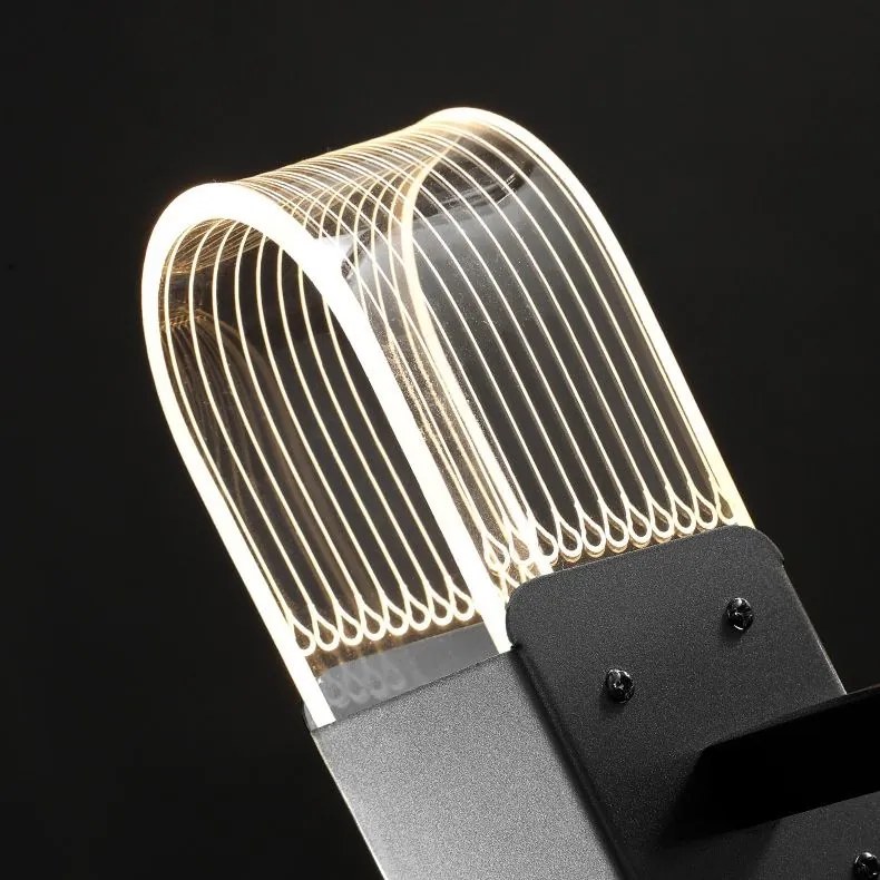 Toolight Toolight, LED závesné stropné svietidlo 6x20W APP770-6C + diaľkový ovládač, čierna, OSW-05021