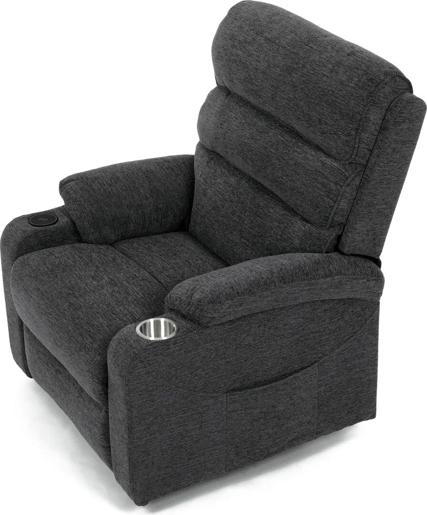 Elektrické polohovacie kreslo TV-S8348 GREY2 Farba: Sivá