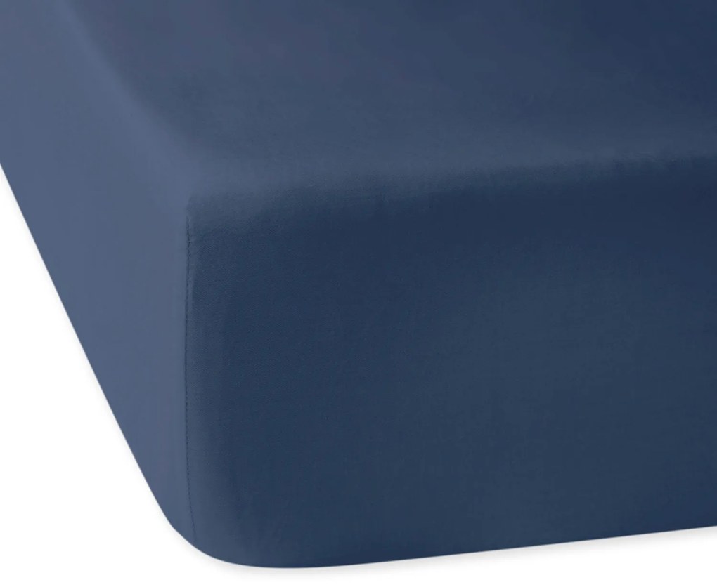 SATÉNOVÉ PRESTIERADLO 011 180X200 CM TMAVOMODRÉ