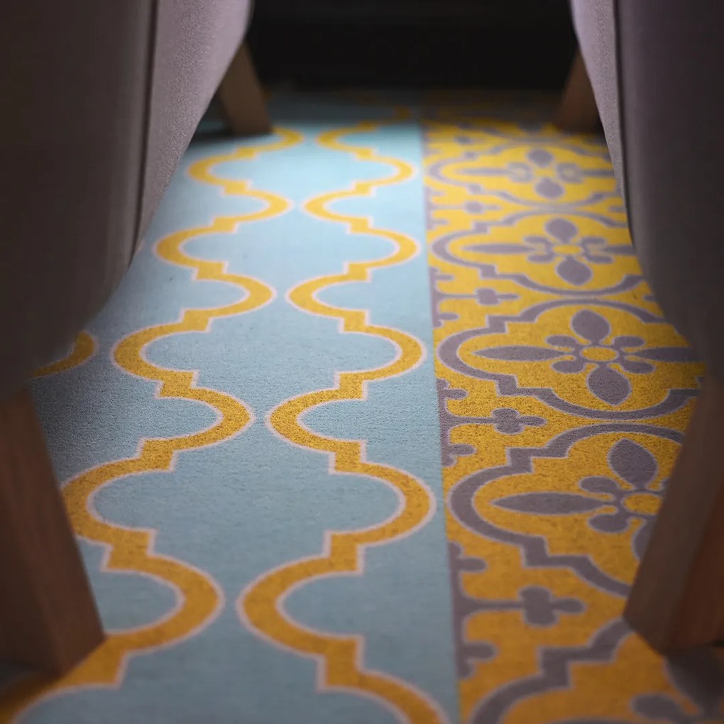 Koberec s vlastnou potlačou alebo logom MK Velvet, 120x170, viacfarebná, chodba / predsieň, Mercury Flooring