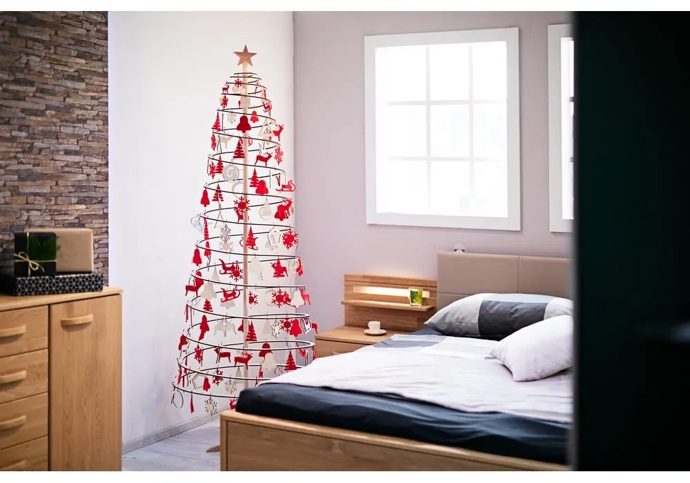 Drevená hviezda na dekoratívny vianočný stromček Spira Large